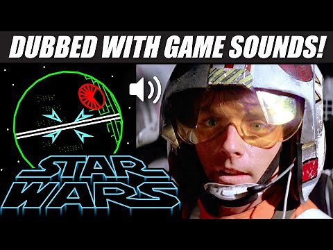 'STAR WARS' dubbed with its 80s arcade sounds! | RetroSFX Mashups