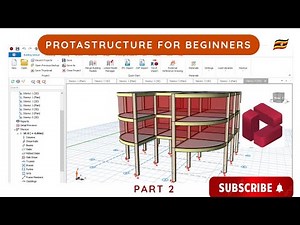 Protastructure Basics Tutorial for Beginners Part 2 (Designing Columns, beams & slab)