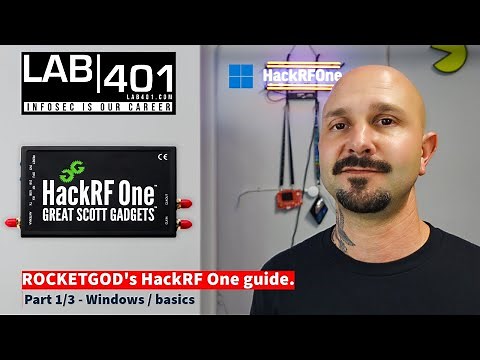 ROCKETGOD's HackRF One guide - part 1/3 Basics, Windows apps, setting up - LAB401