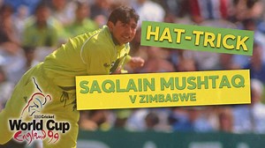 9.1M views · 94K reactions | ☝️ Henry Olonga ☝️ Adam Huckle ☝️ Pommie Mbangwa On this day in 1999, Saqlain Mushtaq became the second bowler to pick up a World Cup hat-trick 朗 | ICC - International Cricket Council | Facebook