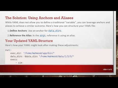 How to Use Variables in YAML: A Guide to Anchors and Aliases