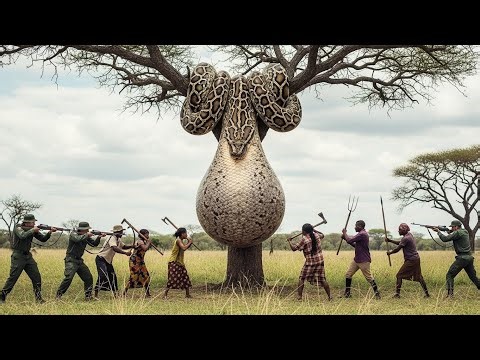 Brave Heroes Saves Helpless Mother Tiger from Giant Python’s Deadly Attack 🐅🐍