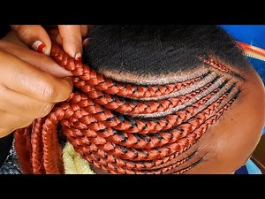 HOW TO: THE EASIEST METHOD FOR PENCIL / CORNROWS BEGINNERS DON'T MISS
