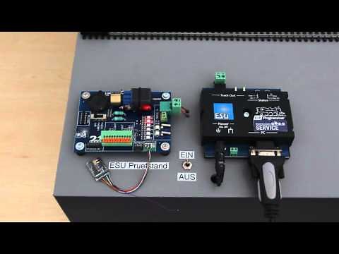 ESU-Decoder auf Funktion überprüfen mit Prüfstand und Lokprogrammer