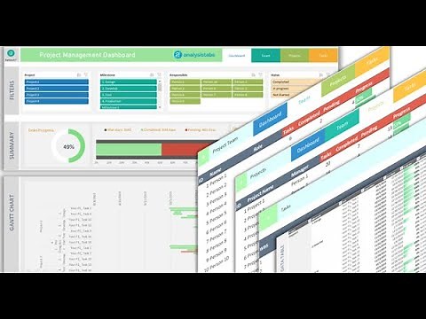 Project Management Dashboard - Excel Templates