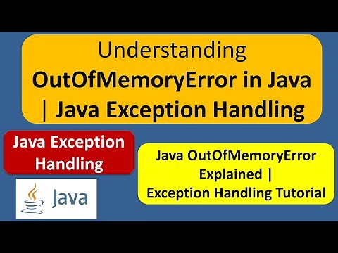 Understanding OutOfMemoryError in Java | Java Exception Handling