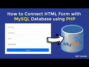 How To Save HTML Form Data Into MySQL Database Using PHP In Simple Way