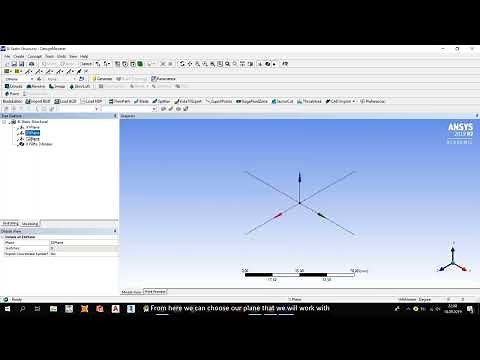 Ansys Tutorial 2022 - Creating Geometry in Ansys (DesignModeler)