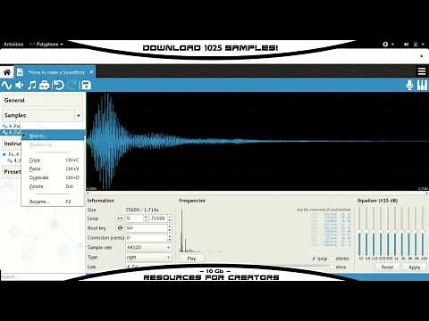 HOW TO MAKE A SOUNDFONT IN POLYPHONE - (! ! ! ! DOWNLOAD 1025 FREE SAMPLES !) #POLYPHONE #SOUNDFONT