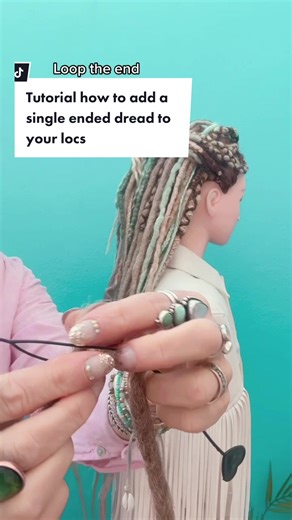 Quick and Easy Tutorial: Installing Single Ended Dreadlock Extensions