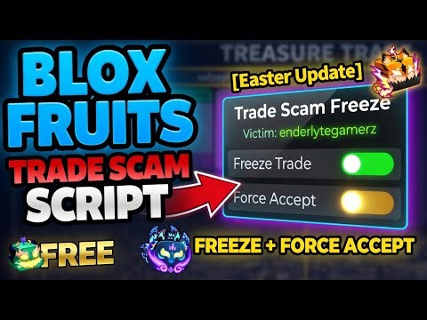 [FULL WORKING ] Blox Fruits Trade Scam Script 😈 Freeze Trade + Force Accept | No Key + Delta 100%!