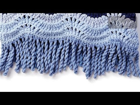 Crochet Twisting Fringe | BEGINNER | The Crochet Crowd
