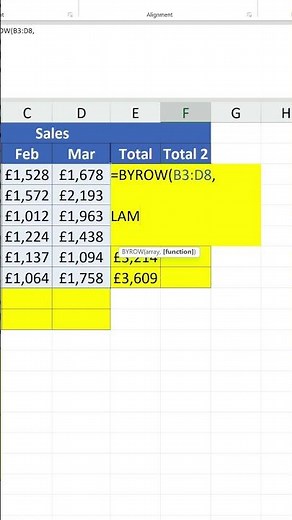 Sum multiple rows/columns individually (with one formula) in Excel