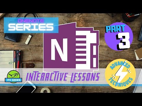 OneNote Advanced Features Updated