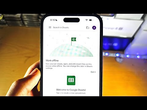 ANY iPhone How To Access Google Sheets (mobile/desktop version)