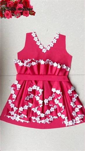 Easy Baby Frock Cutting & Stitching | 3 Layer Frill Baby Girl Frock Tutorial