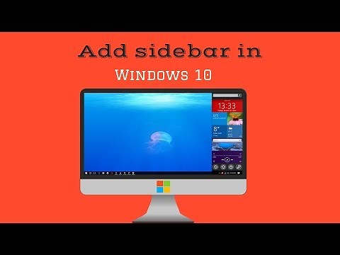 How to Add Sidebar in Windows 10
