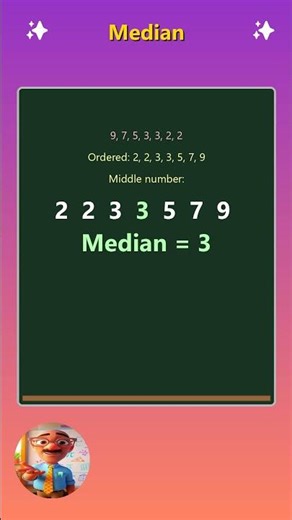 Median: Find the Middle Number! 🔢 | Grade 6