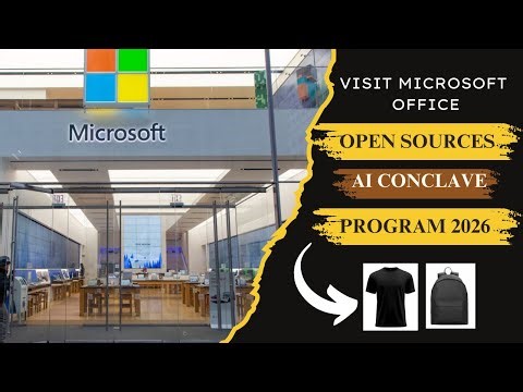 Open Source & AI Conclave Program 2026 || Chance To Visit Microsoft Office || Register Now!!