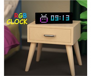 RGB 7 Segment Clock Using ESP8266