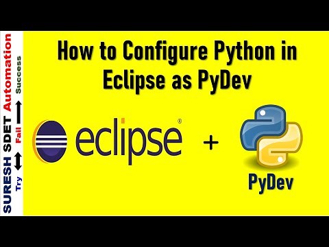 How to Configure Python in Eclipse as PyDev