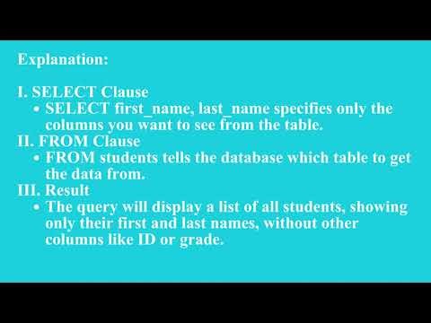 Using SELECT Statements in PL/SQL | Q4 Oracle L7 P1 | SMILE ROAD