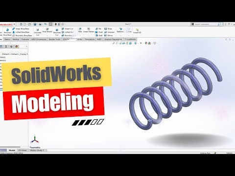 How to Draw a Spring in SolidWorks | Spring Design Tutorial