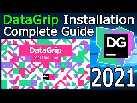 How to Install DataGrip IDE on Windows 10 [ 2021 Update ] DataGrip for SQL Developers Complete guide