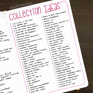Bullet Journal Collections 101: The What, Why, How & 550  Bujo Collect