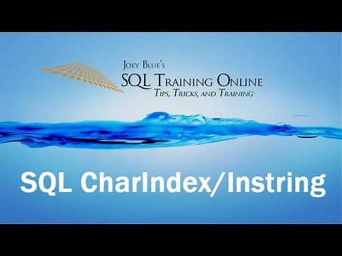 SQL CharIndex - Instring - SQL Training Online - Quick Tips Ep6