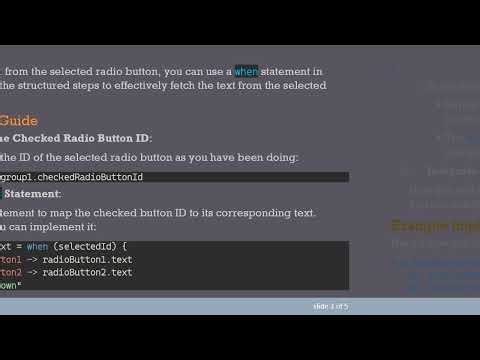 How to Convert checkedRadioButtonID to String in Kotlin for Your Survey App