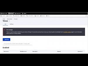 How to create view in drupal #drupal