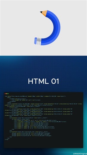 Animated Pencil Loader ✏️🔥 | Pure HTML CSS Preloader #Shorts