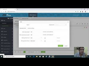 How to configure Biotime 8.5 ZK Teco