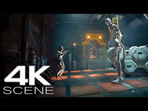 First Xenomorph/Human Hybrid Scene (2025) The Engineer | Alien Romulus | 4K UHD HDR
