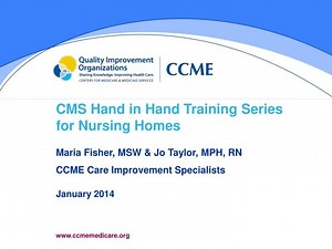CMS Hand in Hand Training Series for Nursing Homes - SlideServe