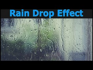 Rain Drops on Screen Effect - (UE4 Tutorial)
