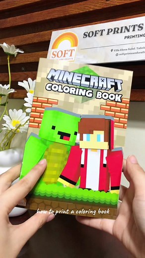 Minecraft coloring book 🤖⚒️ We customize any design. Inquire on our FB page, Soft Prints and Crafts #minecraft #jjminecraft #mikeyminecraft #minecraftcoloringbook #cebuprintingservices
