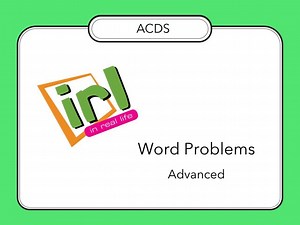 G1 Advanced Word Problems