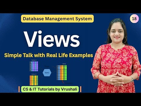 DBMS 18: Views in Database | Table VS View | Examples #dbms
