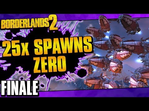 Borderlands 2 | 25x Spawns Zer0 Challenge Run | Finale