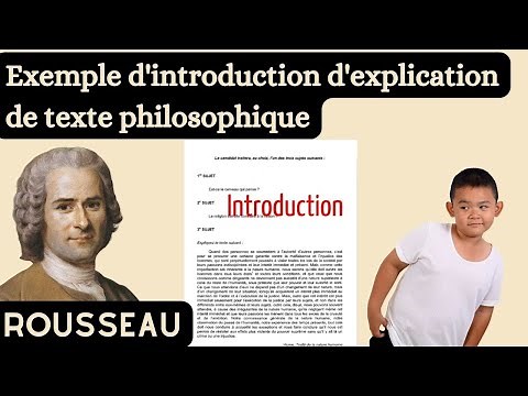 Example of an introduction to a text explanation in philosophy