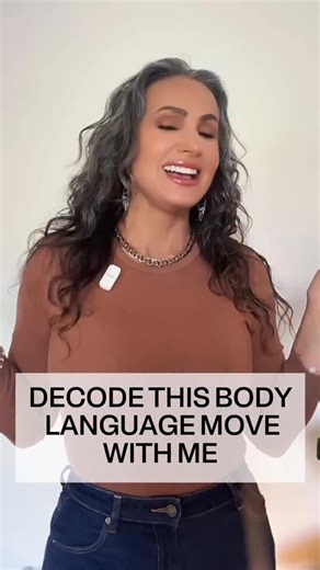 Liz Rose on Instagram: "Ever seen someone do this? #bodylanguage #decoding #psychologytricks #nonverbalcommunication #communicationskills"