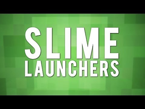 Quick And Easy: Slime Block Launchers!