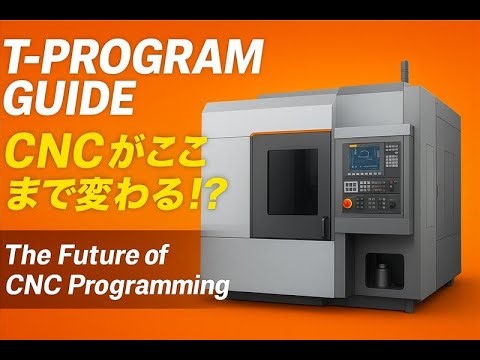 「🔧 驚きの操作性！T-PROGRAM GUIDEで変わるものづくり | Next-Gen CNC Technology 🔧」