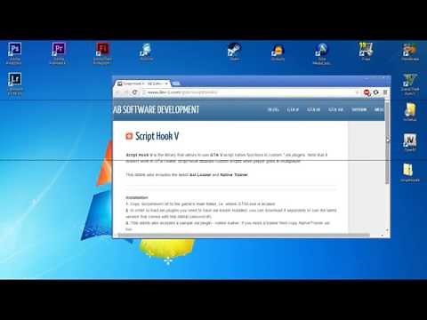 GTA V PC - Script Hook V + Native Trainer [How To Install]