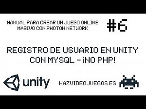 Registro con MySQL y Unity - MMORPG con Unity 3D #6