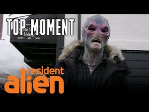 Alien vs Kid | Resident Alien | SYFY