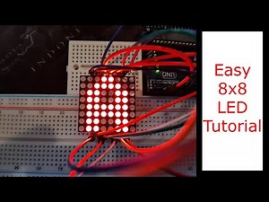 8x8 LED Matrix Arduino Tutorial!