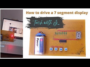 How to drive a 7-segment display using IC 7447